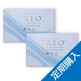 【定期購入】【送料無料】クレオモイストスーペリアワンデー 30枚 2箱（55日間隔お届け）