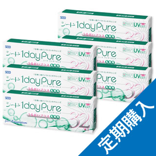 【定期】【送料無料】ワンデーピュアうるおいプラス乱視用32枚 6箱（90日間隔お届け）