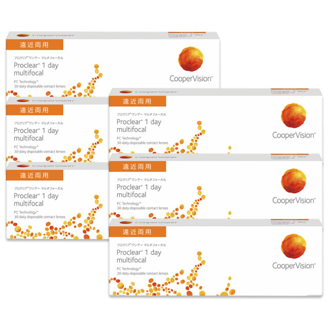 【送料無料】プロクリアワンデーマルチフォーカル 4箱