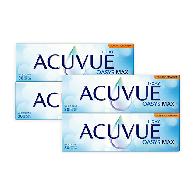 ワンデーアキュビューオアシスMAX乱視用 30枚 1箱