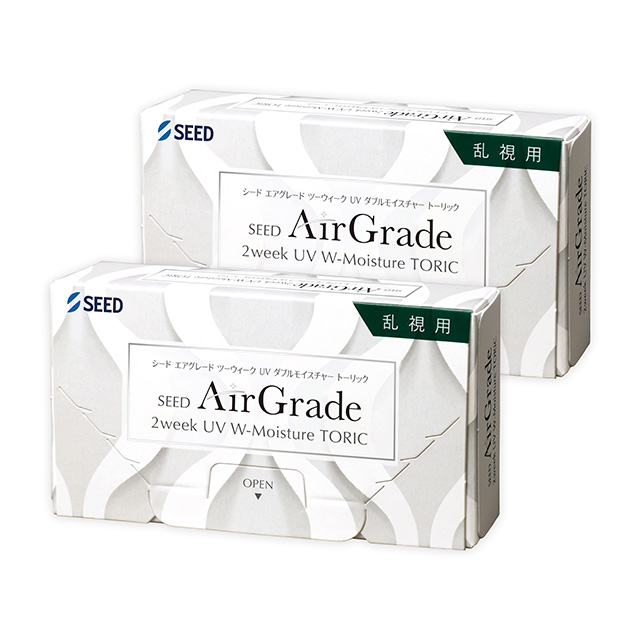 エアグレード2ウィークUVダブルモイスチャートーリック 6枚 1箱