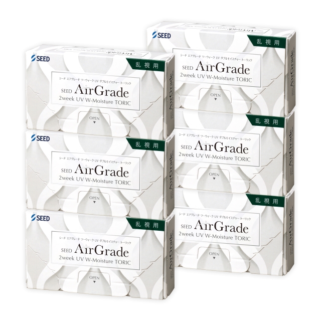 エアグレード2ウィークUVダブルモイスチャートーリック 6枚 1箱