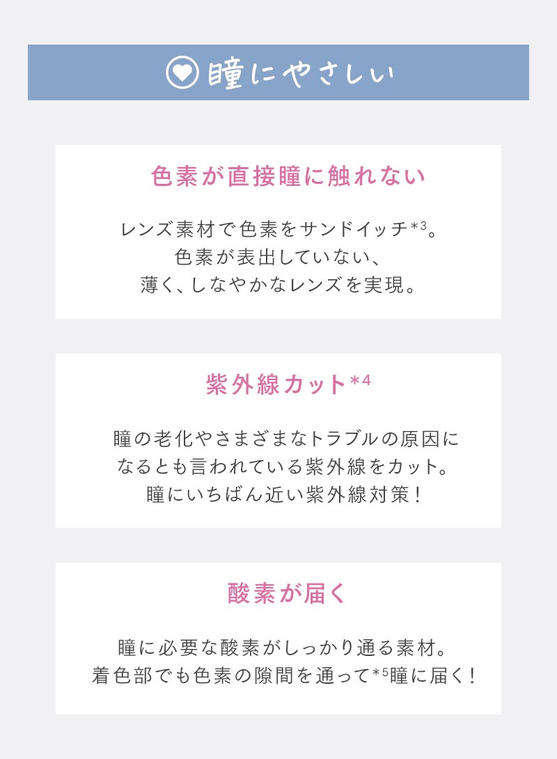 瞳にやさしい