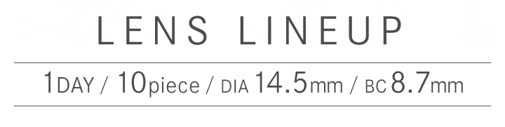 LENS LINE UP