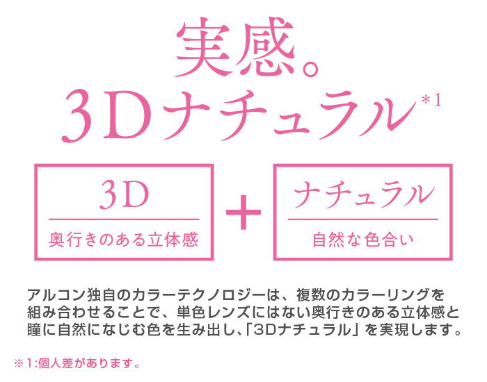 実感。3Dナチュラル